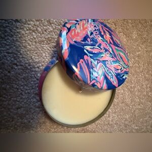 New! Lilly Pulitzer 5 ounce Soy candle in reusable tin